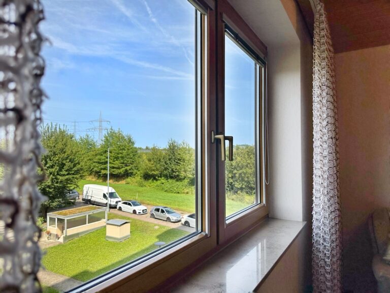 Ausblick aus dem Wohnzimmerfenster