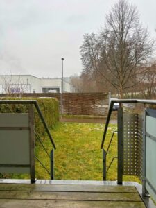 Blick vom Balkon
