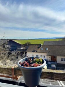 Ausblick Balkon DG