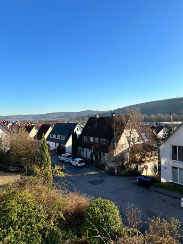Weitblick vom Balkon