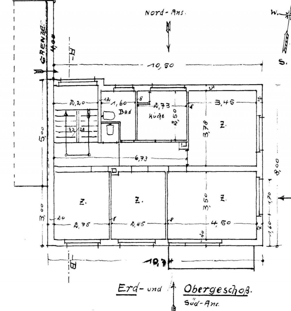 Grundriss EG und 1. OG