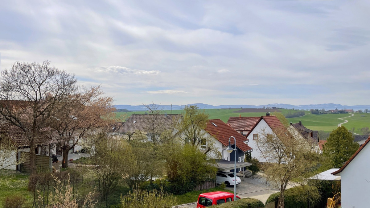 Ausblick vom Balkon