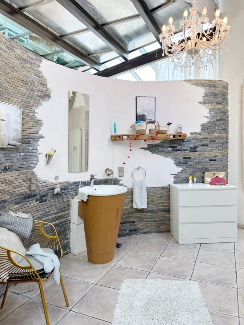 Badezimmer auf Wohnebene 1