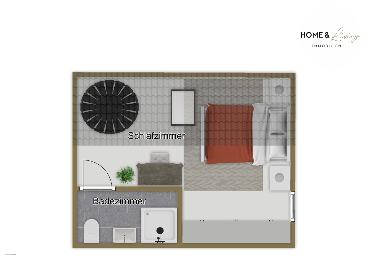 Grundriss obere Etage