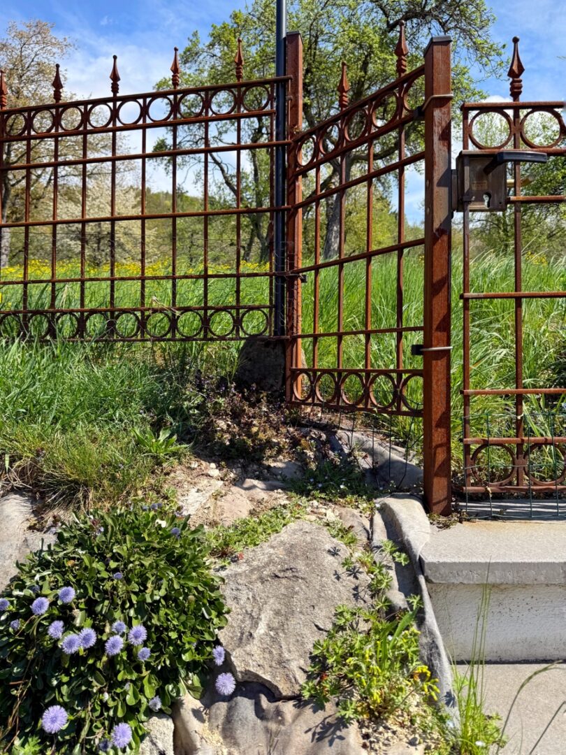 Gartenausgang in die Natur