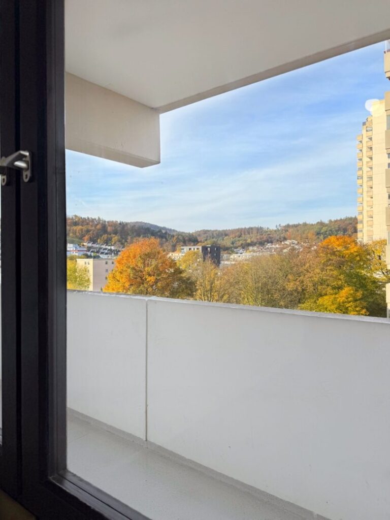 Blick vom Wohnzimmerfenster