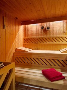 Sauna im UG