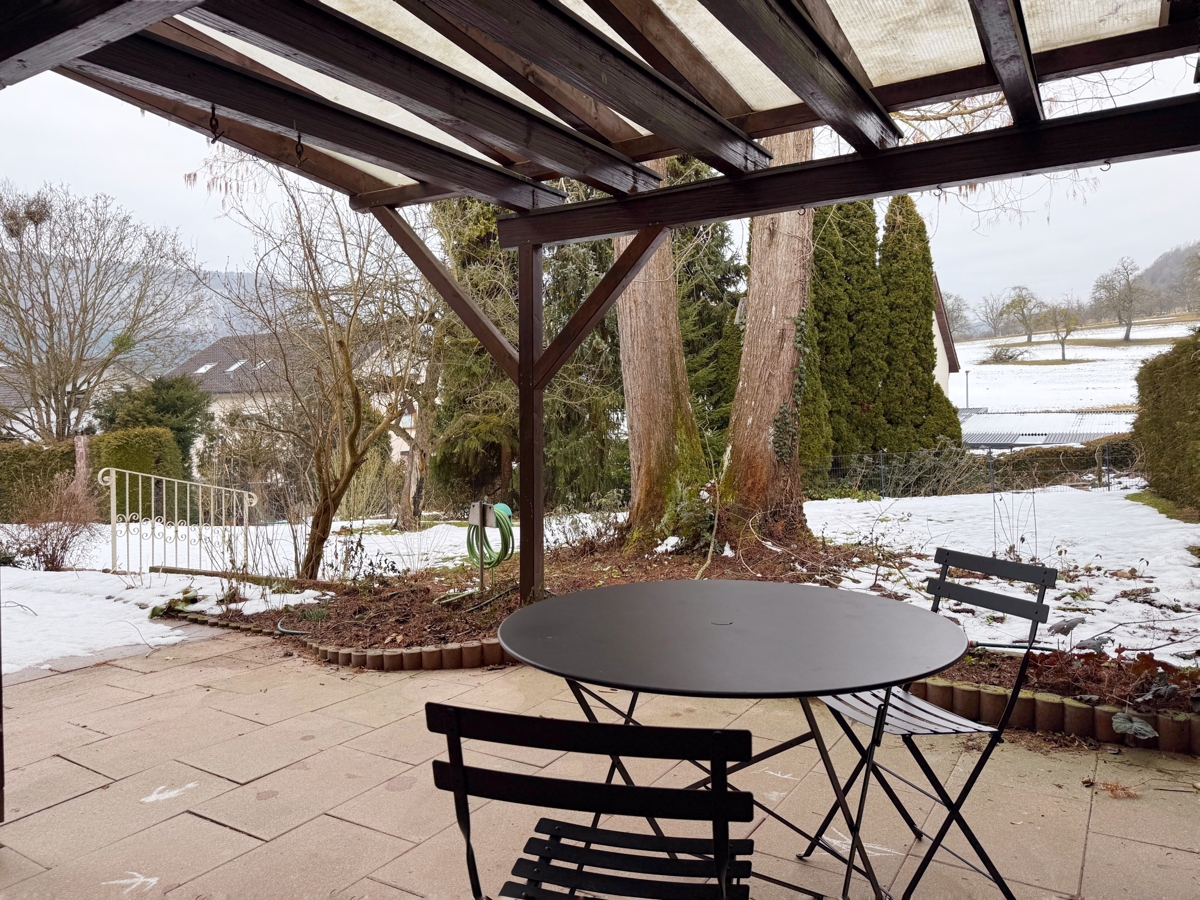 Terrasse und Garten