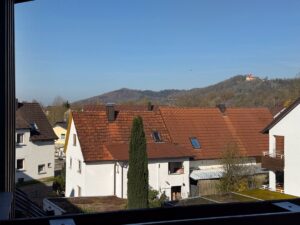 Ausblick vom Balkon
