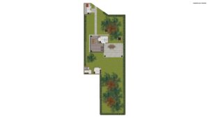 Grundriss Gartengrundstück