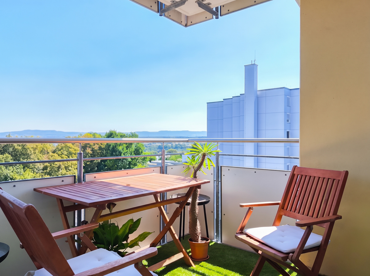 Balkon mit Ausblick