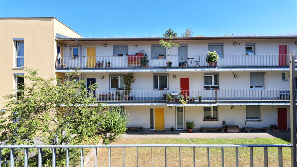 Aussicht vom Balkon