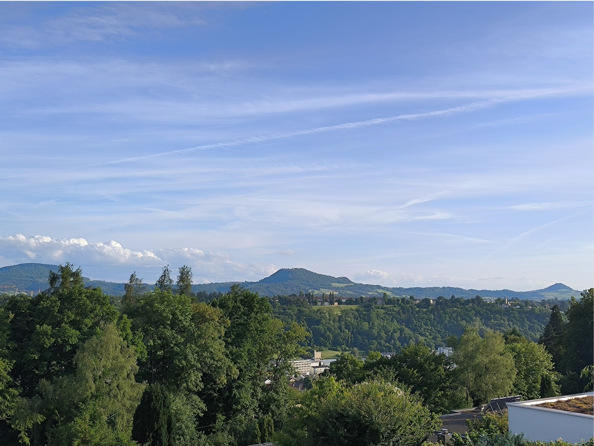 Ausblick auf die Drei Kaiserberge