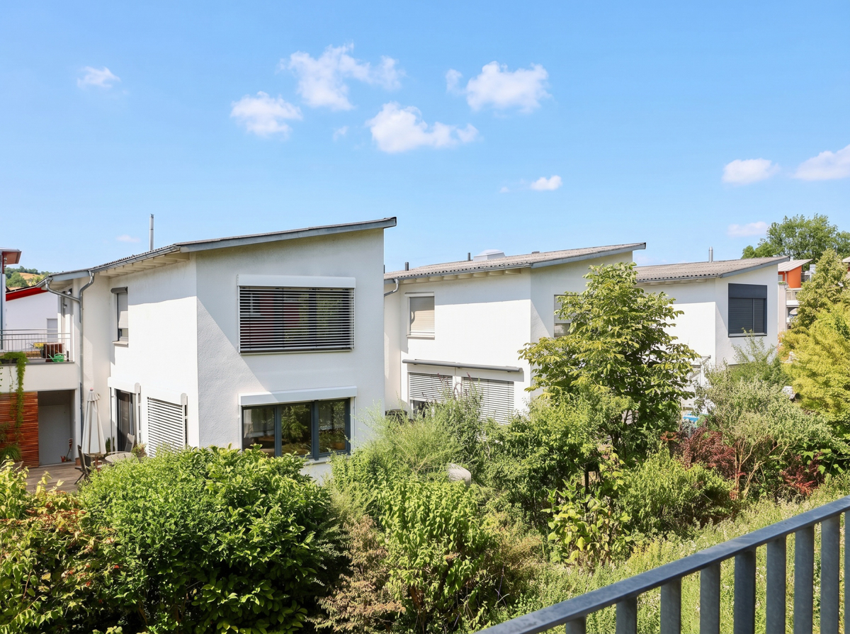 Blick vom Balkon