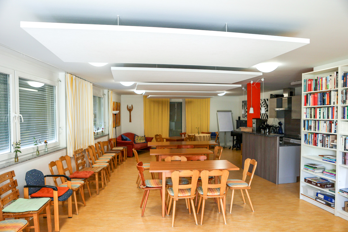 Café im Gemeinschaftsbereich
