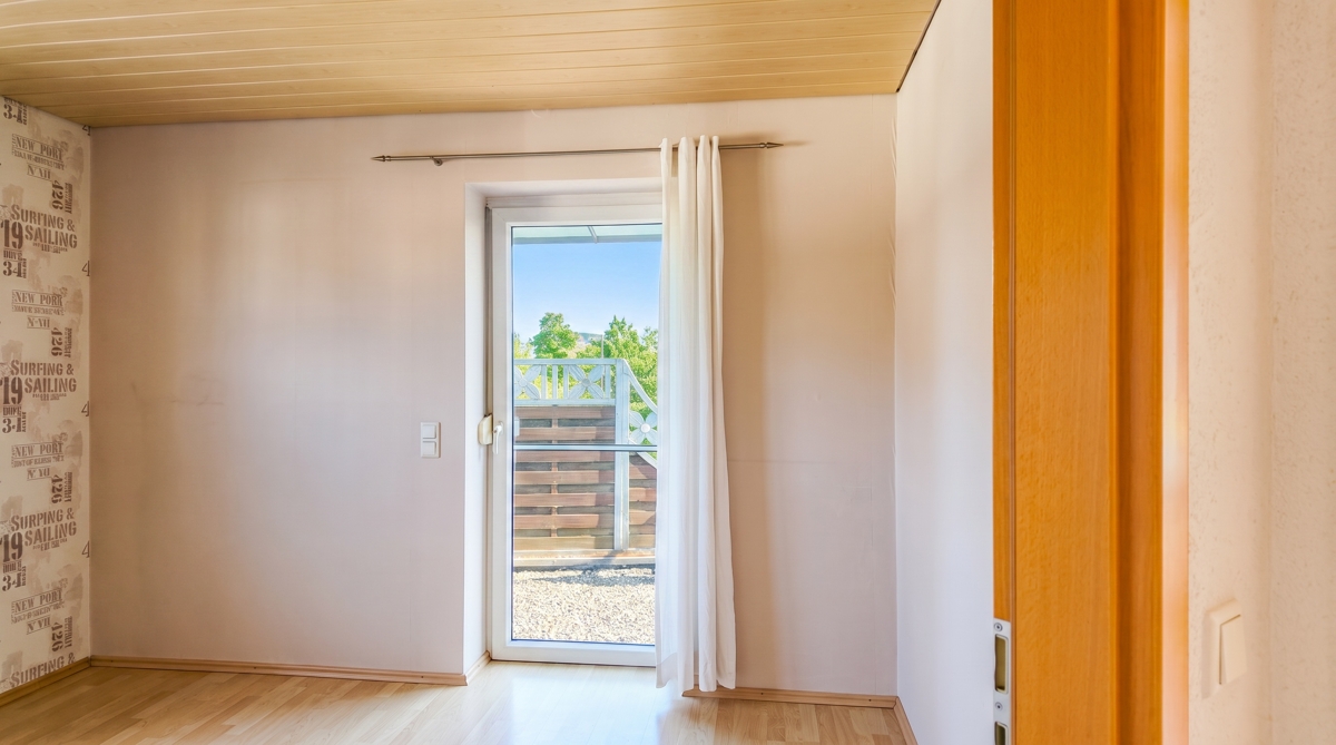 Zimmer 2 mit Dachterrasse