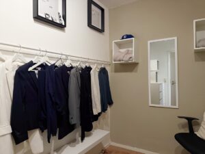 Ankleidezimmer im OG