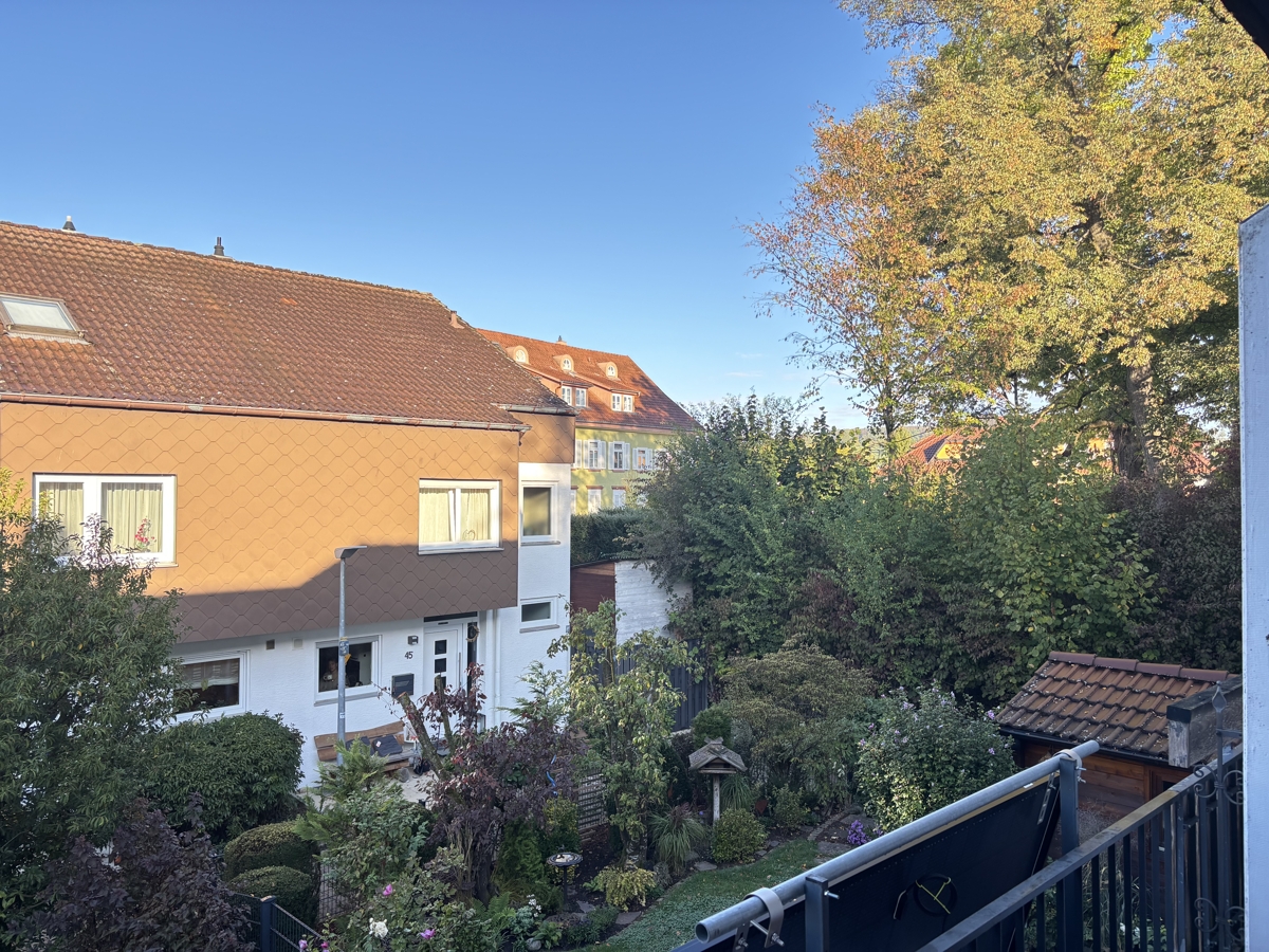 Ausblick Balkon